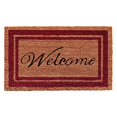 thumbnail image 1 of Home & More Border Welcome Doormat 18" x 30" (Burgundy), 1 of 1