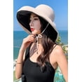 thumbnail image 4 of Sombrero de sol para mujer, plegable, reversible, con protección solar UV, ala ancha, para playa, para verano$Sombrero de sol para mujer, sombrero de sol de ala ancha para mujer, sombrero, 4 of 5