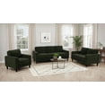 thumbnail image 2 of Ruth 3-piece Fabric Upholstered Track Arm Sofa Matcha Green, 2 of 18
