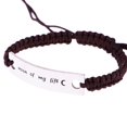 thumbnail image 2 of 6xNew Moda Abrigo Trenzado Pulsera Hombres Mujeres Brazalete Pulsera 3 piezas, 2 of 4