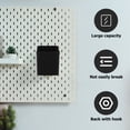 thumbnail image 3 of BRIGHTFUFU 6Pcs Pegboard Bins Organizer Set Black PP Organization for Kitchen Adults, 3 of 8