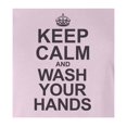 thumbnail image 2 of 9 Crowns Tees Keep Calm And Wash Your Hands Funny Virus T-Shirt (Juniors Pink, X-Large), 2 of 3
