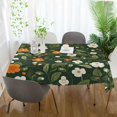 thumbnail image 3 of Yayeee Tablecloths 54" x 54" Rectangle Wrinkle Resistant Party Table Cover, Green Flowers Pattern, 3 of 8