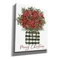 thumbnail image 2 of Epic Graffiti 'Merry Christmas Poinsettia' by Cindy Jacobs, Canvas Wall Art, 20"x24", 2 of 2