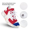 thumbnail image 3 of Cuba Flag Walking Shoes for Men Woman Lightweight Tennis Fashion Elastic Sports Shoes Cushion Basketball Shoes, 3 of 7