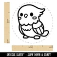 thumbnail image 2 of Kawaii Cute Cockatiel Bird Self-Inking Rubber Stamp Ink Stamper - Black Ink - Mini 1/2 Inch, 2 of 7