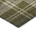thumbnail image 4 of Addison Rugs Chantille Indoor/Outdoor Transitional Plaid Olive Washable Rectangle Rug, 9' x 12', 4 of 6