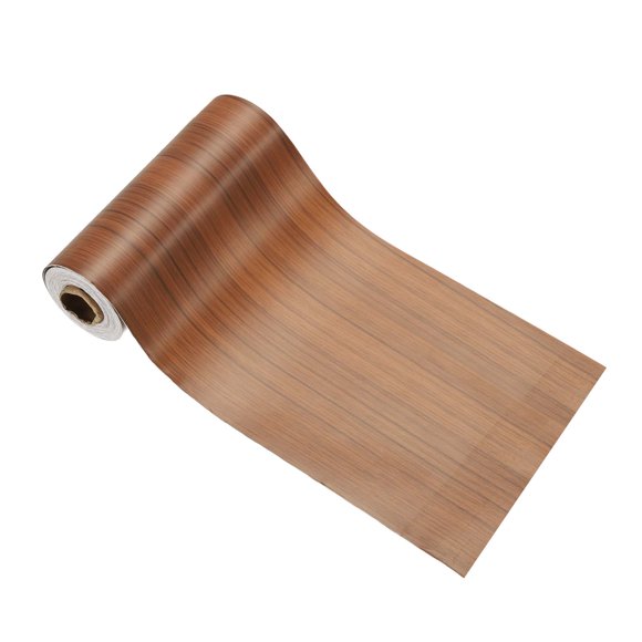 Uxcell Wood Grain Tape Self-Adhesive Wood Texture Repair Tape Wooden Effect Patch Brown 4.7" x 32 ft