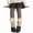 Coffee, variant on Toddler Girls 3D Cartoon Doll Patch Footless Leggings Rib Knit Ankle Pants Cute Decor Beige,3-4 Years