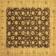 thumbnail image 1 of Ahgly Company Indoor Square Oriental Brown Traditional Area Rugs, 7' Square, 1 of 4