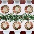 thumbnail image 7 of Ryvnso Luxury Roses Flower Round Plate Mats Dining Table Placemat Set of 4 for Holiday Decoration, 7 of 7