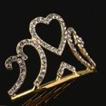 thumbnail image 1 of Mini tiara de cristal Colcomx Tiara de princesa con peine, 1 of 8