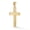14K Yellow Gold, variant on Men's Gold Cross Pendant in 14K Yellow Gold, Large - No Chain