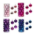 thumbnail image 1 of Conjunto de 96 Esferas Decorativas Navideñas Duraderas para Celebraciones, 1 of 9
