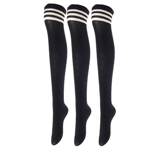 Lovely Annie Women's 3 Pairs Cute Knee High Cotton Socks.