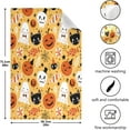thumbnail image 2 of GZHJMY Halloween Pumpkin Ghost Cat Skull Kitchen Dish Towel Set, Drying Kitchen Towels Tea Towels Gift Set for Drying Cleaning Cooking Baking 4Pcs, 2 of 6