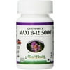 Maxi-Health Maxi B-12 5000 Chewable Vitamins, Engergy Booster, Kosher, 60 CT