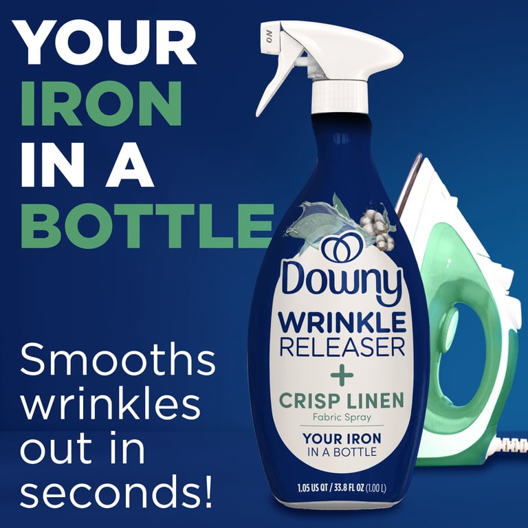 Downy Wrinkle Releaser, Crisp Linen Scent, 33.8 Fl Oz photo 2