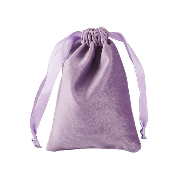 Cateissary Bolsas de joyería súper suaves, bolsas con cordón ecológicas, duraderas y que ahorran espacio, protegen los artículos Cubiertas para muebles de jardín púrpura