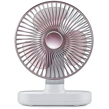 

HTLLT Portable Small Electric Fan Mini Shaking Head Fan Electric Portable Hold Small Fans Originality Household Electrical Appliances Desktop Electric Fan Pink