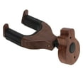 thumbnail image 4 of Guitar Hanger, Safe Stable Natural Black Walnut Base Automatic Lock Release Guitar Wall Mount  For Studio For Home For Office, 4 of 8