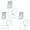 1L, variant on 3Pcs 0.5/1/2L Plant Watering Drip Bag Transparent Automatic Hanging Infusion Tube Nutrient Bag Plant Water Drip Irrigation Kit