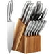 thumbnail image 1 of 1 Juego de cuchillos, Juego de cuchillos de acero inoxidable, Juego de cuchillos de cocina, Juego de cuchillos de 15 piezas para cocina con bloque, 1 of 7