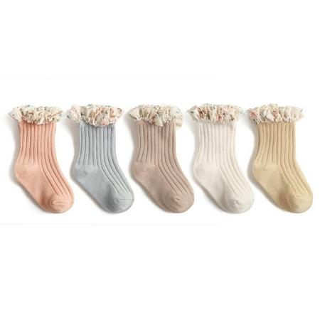 

TOWED22 Baby Boy Girls Toddlers Indoor Animals Slipper Shoes Antislip Lace Socks Pumpkin Socks Toddler Girl Beige