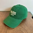 thumbnail image 2 of Paris France Heritage Embroidered Baseball Cap Soft Top Sunshade Adjustable Sport Trucker Hat Unisex, 2 of 3