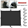 thumbnail image 2 of Nuboxa Motorcycle Trunk Seat Rear Rack Luggage Box Shelf Waterproof Universal Cover, 2 of 8