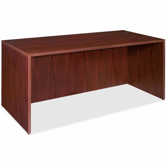 Lorell, LLR69373, Essentials Rectangular Desk Shell, 1 Each