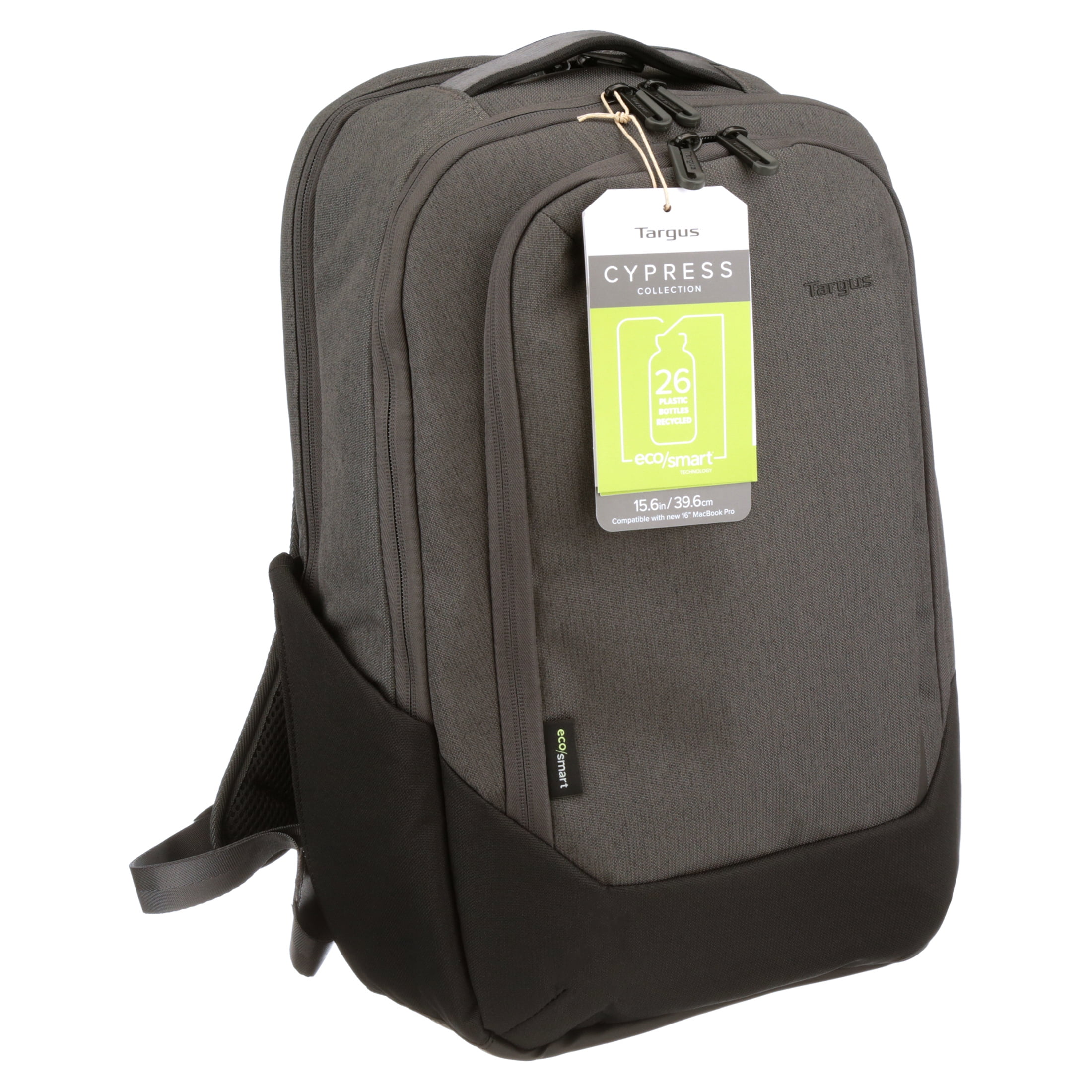 Targus 15.6 Cypress Hero Backpack with EcoSmart Light Gray