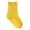 Yellow, variant on Bmisegm Girls Socks Candy Colored Double Needle Baby Mid Calf Fashionable Solid Color Socks for Girls Yellow M