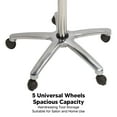 thumbnail image 4 of Salon Tray Cart, Large Capacity Movable Tool Storage Salon Rolling Tray Cart 5 Universal Wheels Adjustable Height Multifunctional  For Hair Salon, 4 of 8