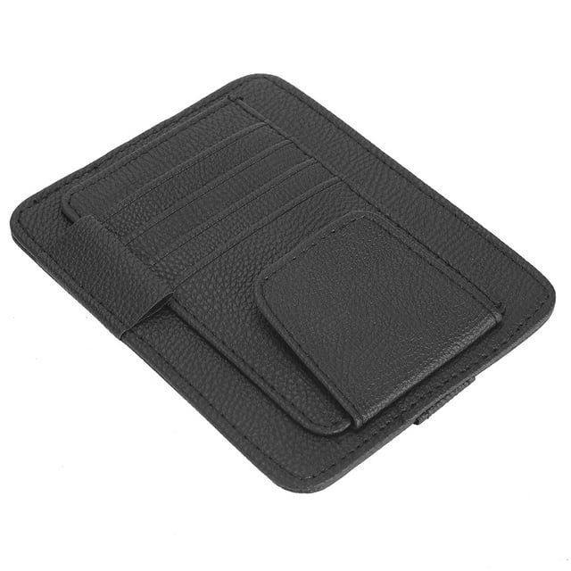 Almacenamiento de tarjetas para visera solar, visera de automóvil multiusos, soporte para tarjetas, organizador de visera de automóvil, diseño exquisito