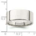 thumbnail image 3 of 925 Sterling Silver 8mm Flat Band Ring Size 11, 3 of 7