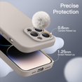 thumbnail image 6 of JETech Magnetic Silicone Case for iPhone 14 Pro Max 6.7-Inch, Compatible with MagSafe, Phone Cover with Camera Lens Full Protection (Stone), 6 of 6