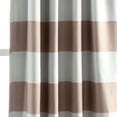 thumbnail image 4 of Lush Decor Stripe Room Darkening 84" x 52" Stripe Taupe 100% Polyester 3" Rod Pocket 2-Pc Set Window Panel, 4 of 5
