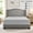 Grey + Polyester., variant on 1 PC Microfiber Coolmax Solid Fitted Sheet Grey