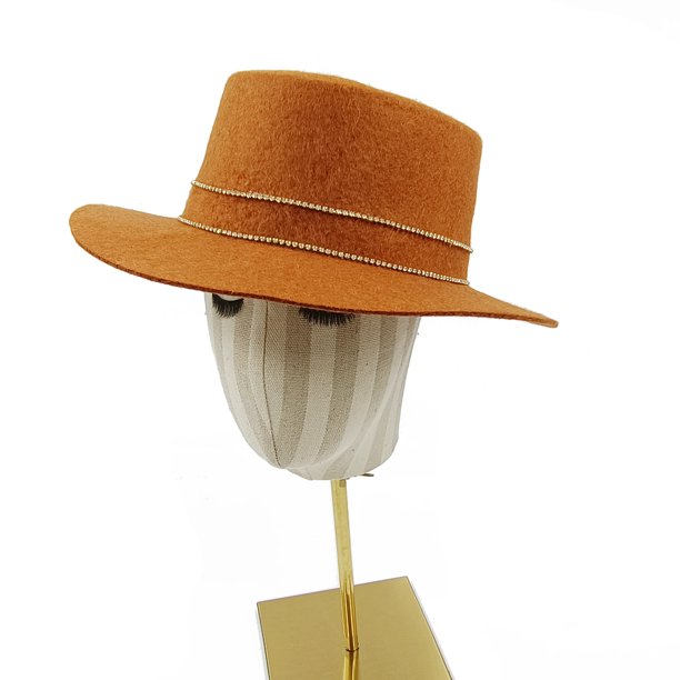 Sombrero de fieltro poco profundo con cremallera para hombre y mujer, gorro de lana retro con cadena punk europea, gorra plana novedosa, moda urbana, tendencia salvaje, 2021