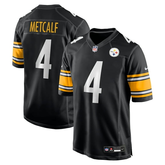 Youth Nike DK Metcalf Black Pittsburgh Steelers Game Jersey