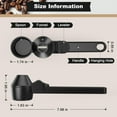 thumbnail image 2 of 2-in-1 Coffee Scoop with Funnel 2pc, 2 Teaspoon Measuring Spoon for Reusable K Cups, Ground Coffee, Protein Powder & Tea, 2 of 4