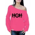 thumbnail image 1 of Awkward Styles Women's M-O-M Billards Sport Mom Mothering Graphic Off Shoulder Tops Oversized Sweatshirt Black Billard Ball, 1 of 4
