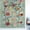 Pink, variant on Sage Green Floral Window Privacy Film Stain Glass,Reusable Decorative Rainbow Window Film,Spring Flowers Leaves Farmhouse Static Cling Sun Blocking Stickers Decals Covers 17.7" x 39.3" (2pcs)