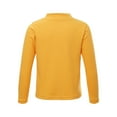 thumbnail image 4 of dPois Girls Basic Stretch Tees 3 Packs Long Sleeve T-Shirt Fleece Undershirt Thermal Base Layer Tops Yellow 140, 4 of 7