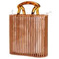 thumbnail image 4 of Bamboo Handbag, Beach Bag, Elegant Summer Travel For Holiday, 4 of 8