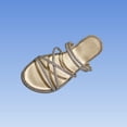 thumbnail image 6 of YgkuHd Women's Summer Slippers,Women's Fashionable Casual Versatile Trendy Flat Decorative Sparkly Plus-Size Shoes Spring/Summer Comfortable Slippers for Summer Season, Daily Wear, 6 of 8
