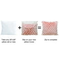 thumbnail image 2 of Home Soft Things Feathery Faux Fur 2 Piece Throw Pillow Cover Set - Pink - 26" x 26", 2 of 4