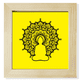 thumbnail image 1 of Ciclo Zen Pantalla de escritorio de pared de fotograma cuadrado, 1 of 4