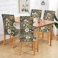 thumbnail image 2 of Yayeee 2 Pack Dining Chair Covers Stretch Parson Chairs Slipcovers Seat Protector, Floral Wilderness Pattern, 2 of 6